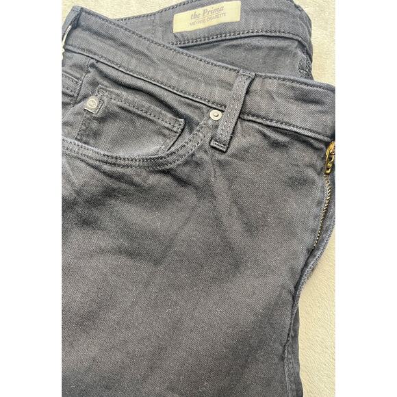 Adriano Goldschmied The Prima Mid Rise Cigarette Women’s Black Jeans Size 30R‎ - Picture 1 of 11